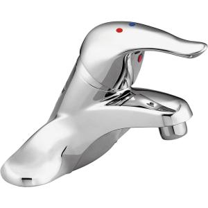 Moen Chateau Chrome Single Handle Bathroom Faucet Without Drain Assembly, L4605(0.5)