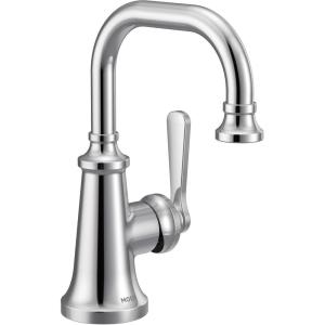 Moen S44101 Colinet One-Handle Single Hole Traditional Bathroom Sink Faucet, Chrome