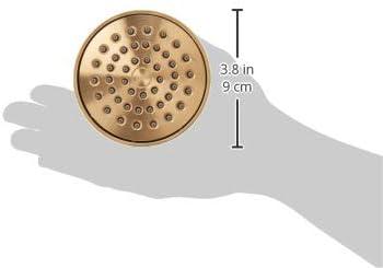 image:imageMoen 6399BG OneFunction 358 Diameter Round Spray Head Brushed GoldBrushed Gold