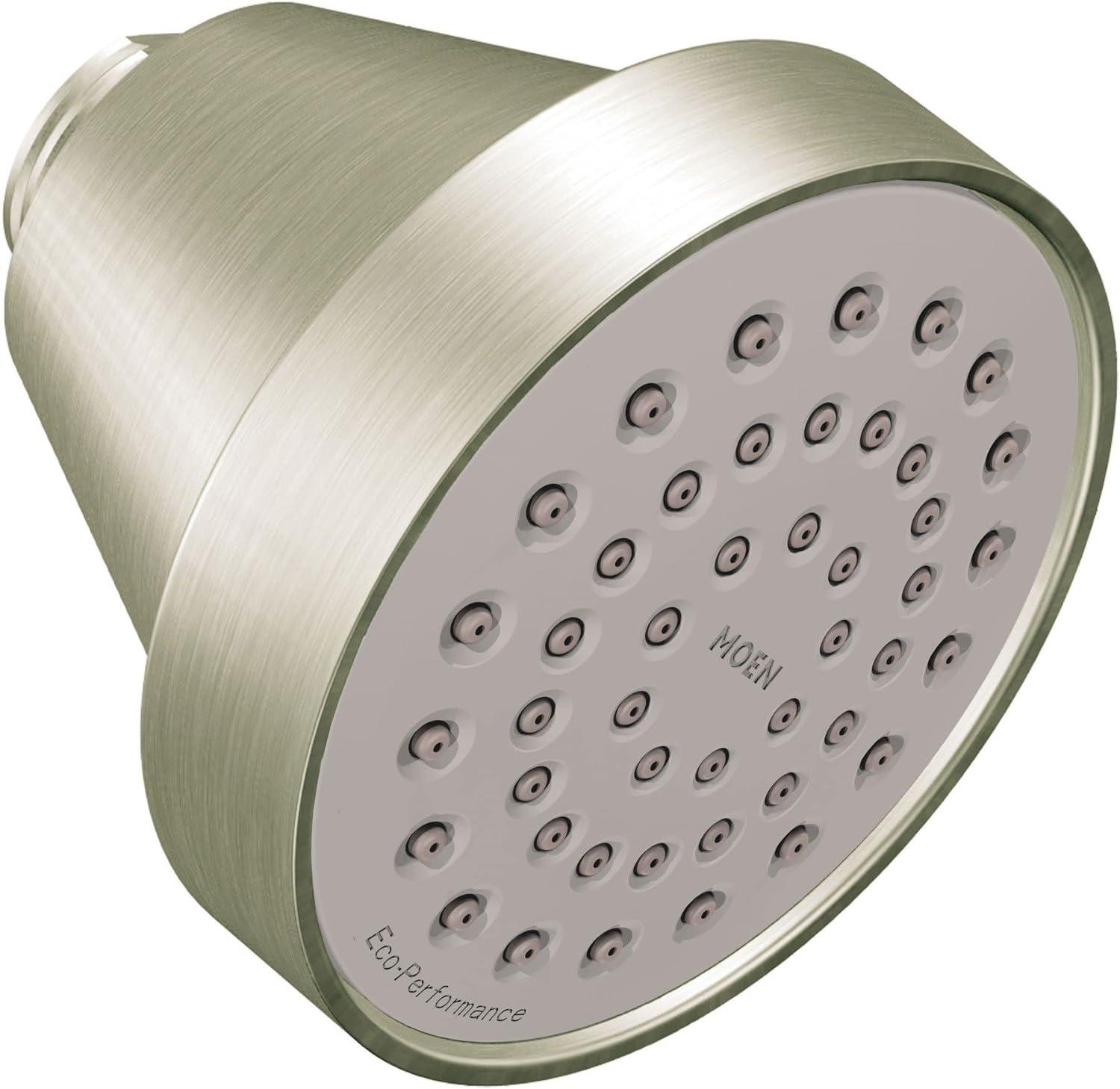 image:imageMoen 6399BG OneFunction 358 Diameter Round Spray Head Brushed GoldBrushed Nickel