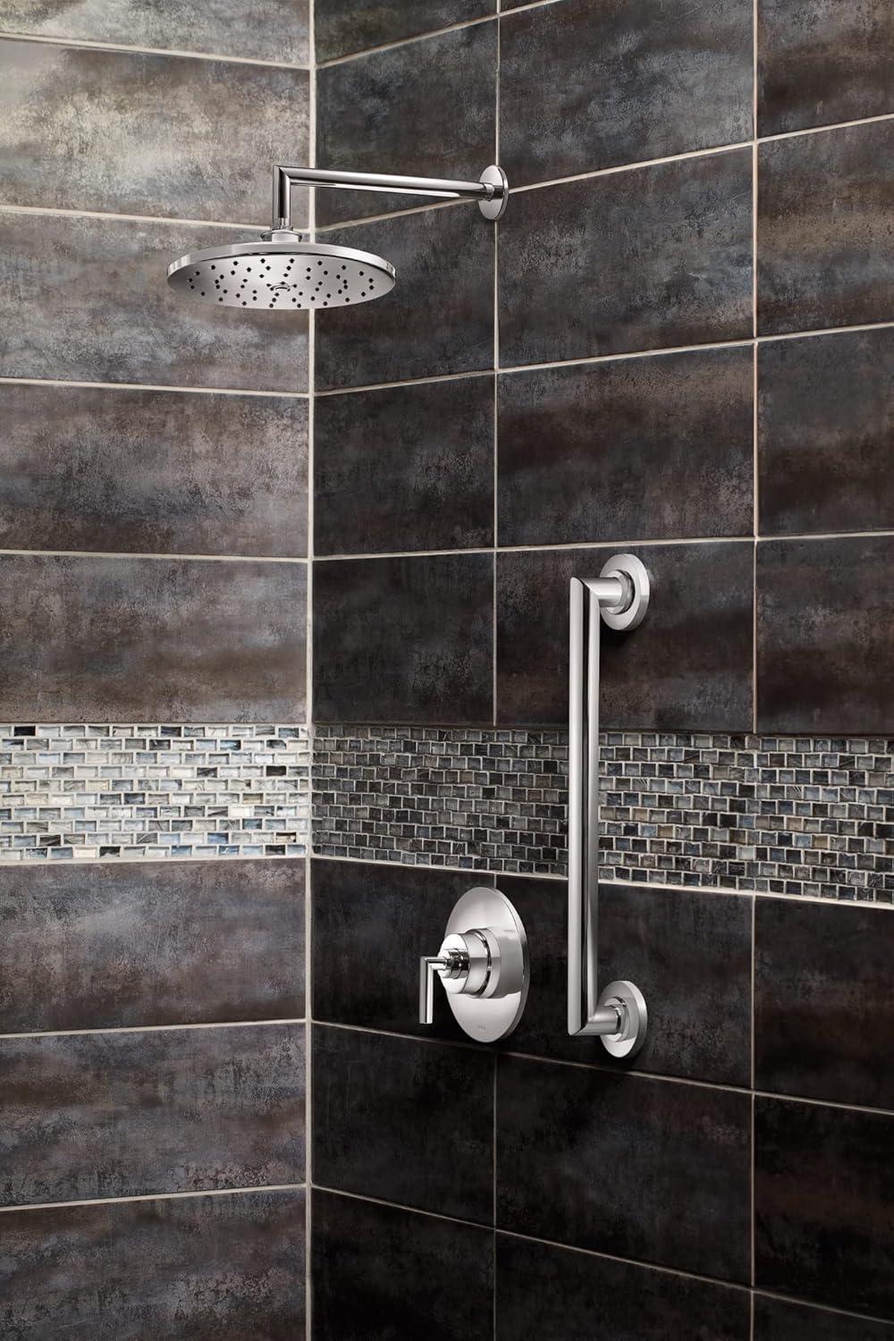 image:imageMoen S110 Arris 14Inch Rainshower Straight Shower Arm and Flange for Overhead Showerhead Chrome