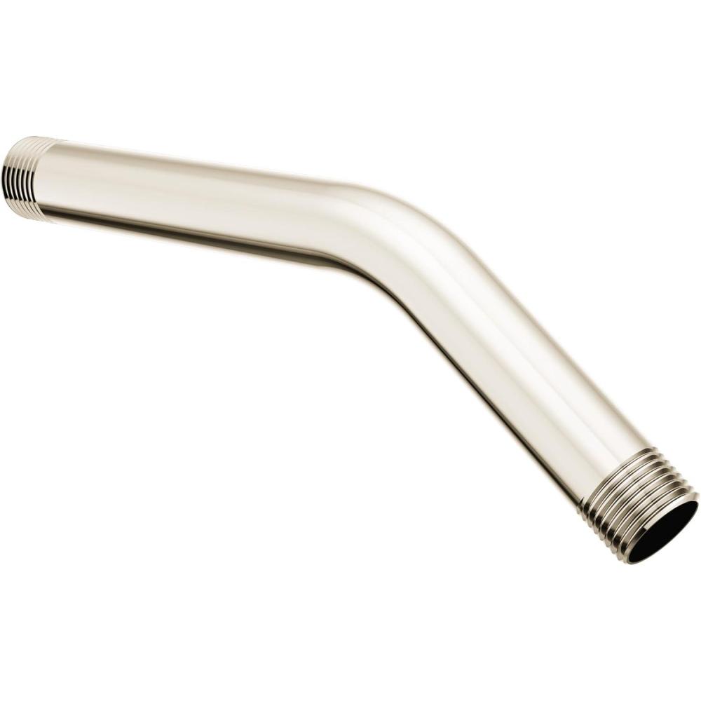 image:imageMoen 123815BN Standard Shower Arm with 12Inch Universal Threads 8Inch Brushed NickelPolished Nickel