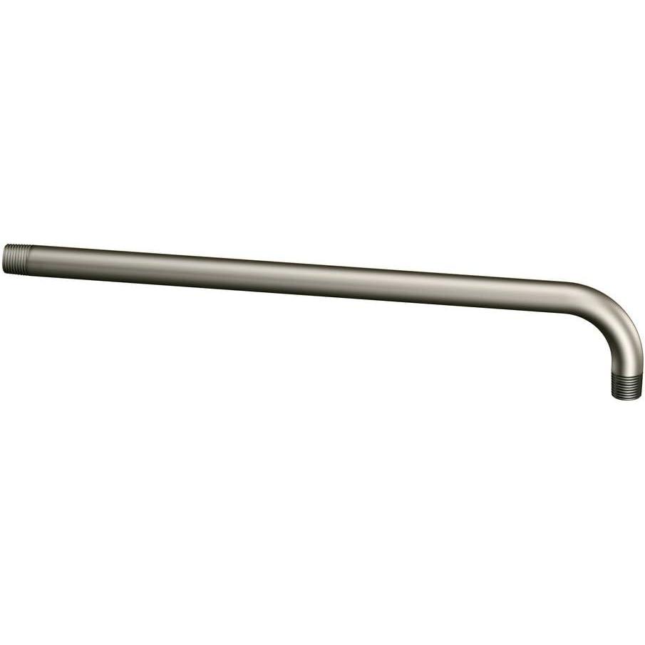 image:imageMoen 151380BN 16Inch Replacement Overhead Shower Arm Extension Brushed NickelAntique Nickel
