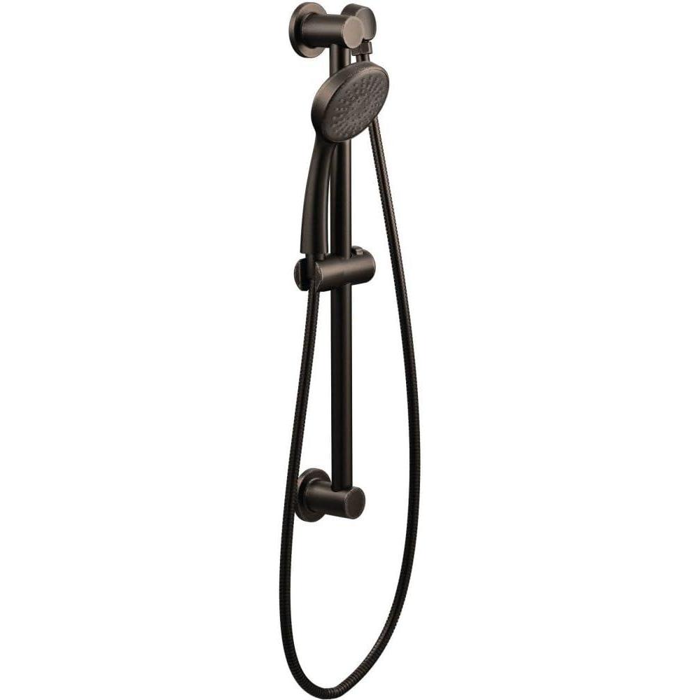 image:imageMoen 3868EP17ORB 4 Single Function EcoPerformance Hand Shower with Slide Bar and 59 Hose Oil Rubbed Bronze