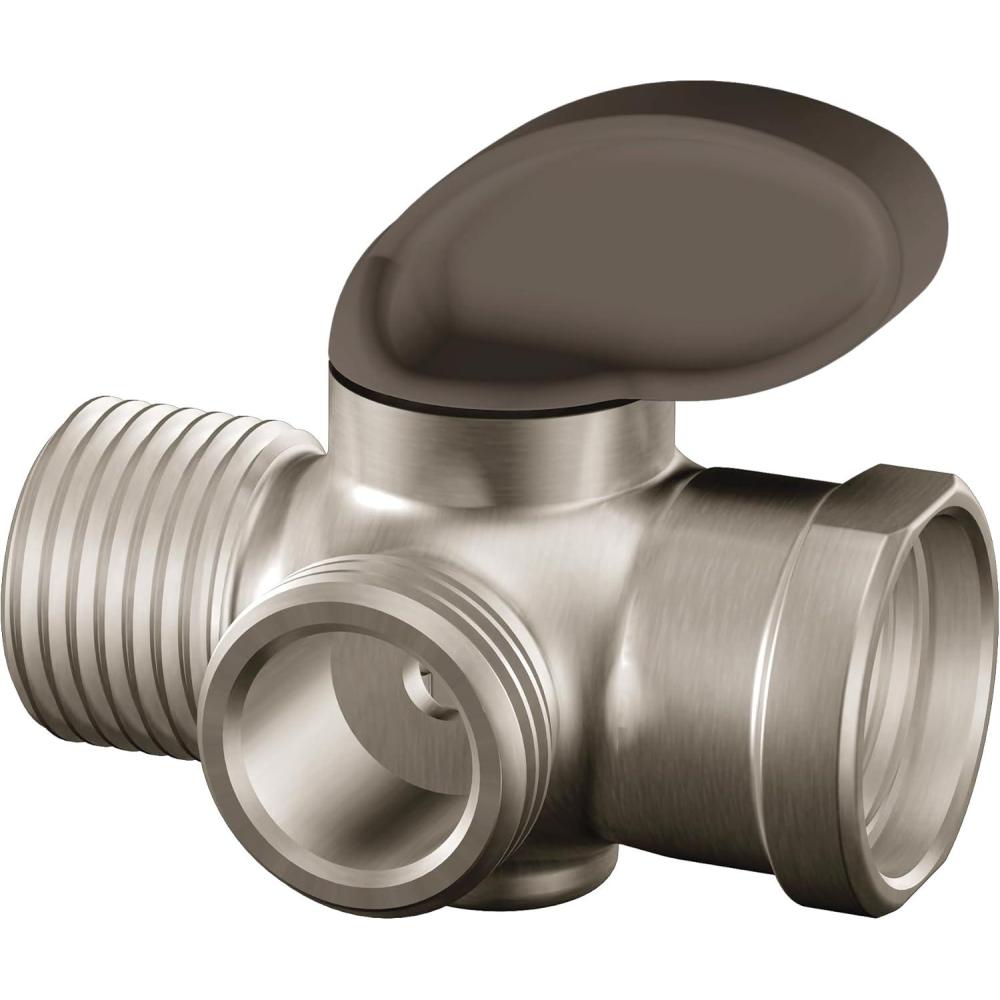 image:imageMoen A720BN Shower Arm Diverter Brushed NickelBrushed Nickel