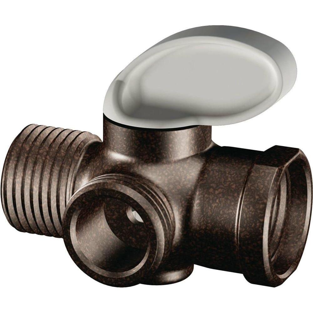 image:imageMoen A720BN Shower Arm Diverter Brushed NickelOil Rubbed Bronze