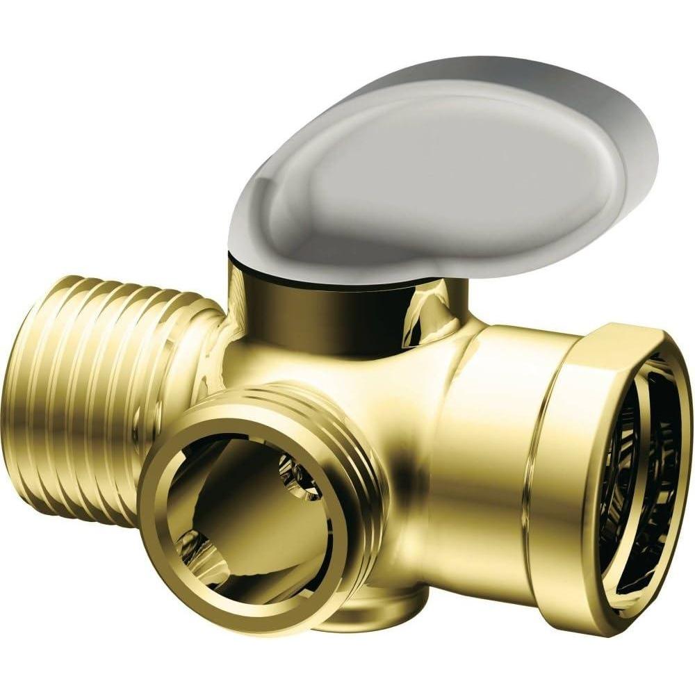 image:imageMoen A720BN Shower Arm Diverter Brushed NickelPolished Brass