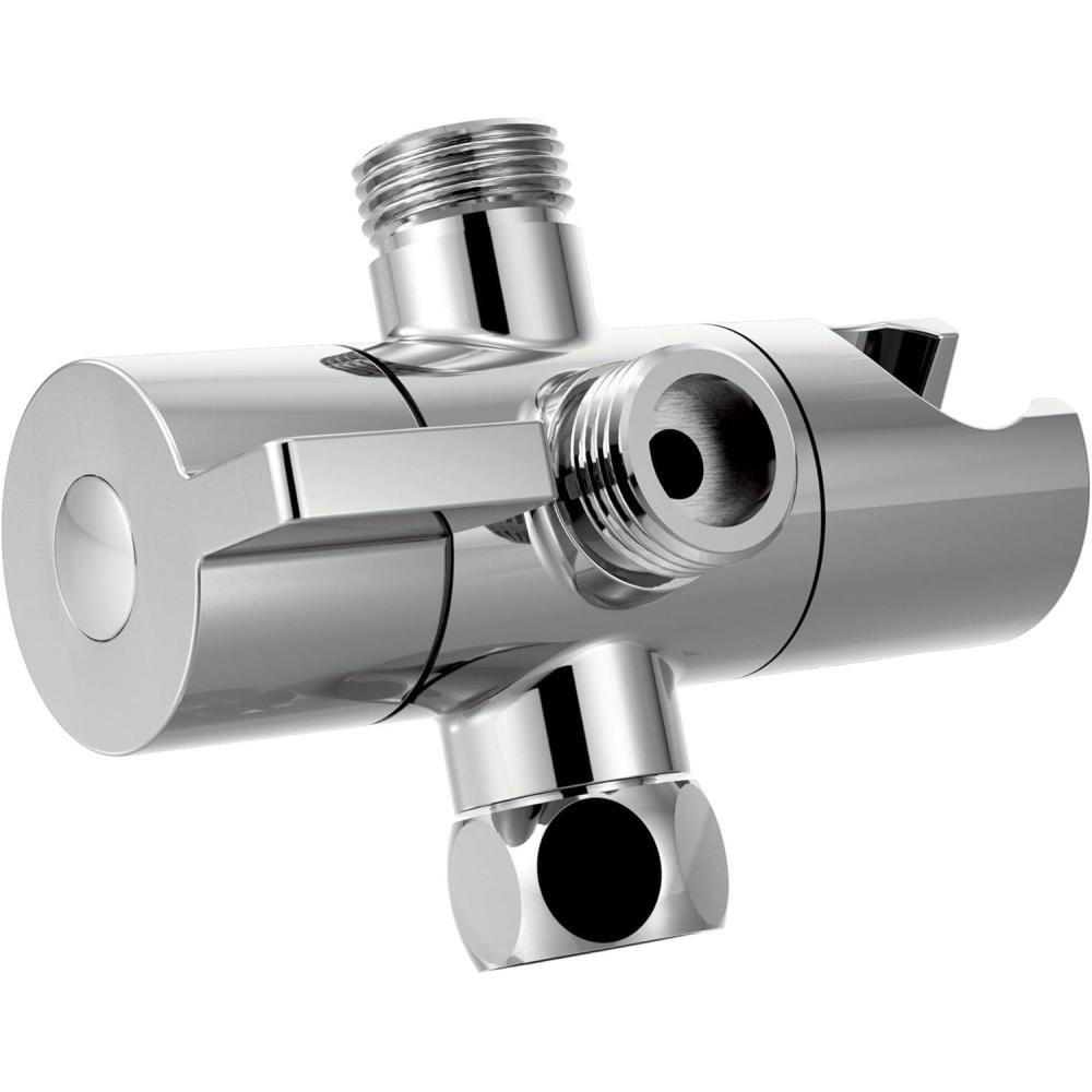 image:imageMoen CL707ORB Pivoting Shower Arm Diverter with Hand Shower Cradle Oil Rubbed BronzeChrome