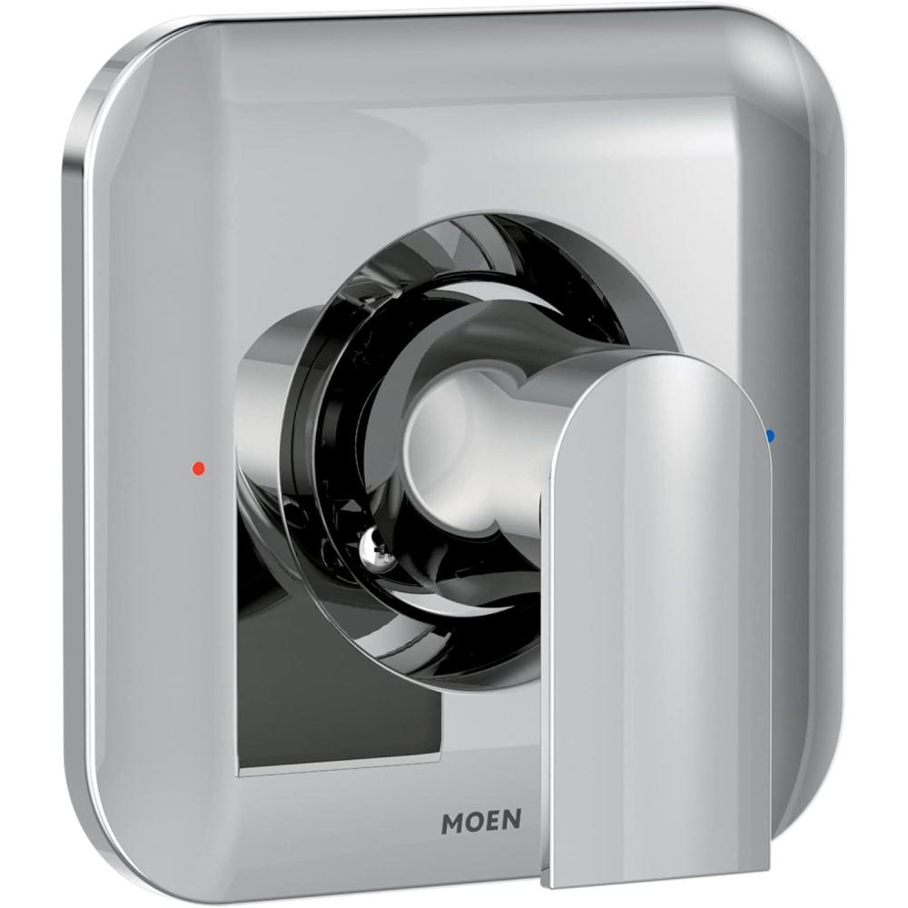 image:imageMoen Genta LX Chrome 1Handle PosiTemp Pressure Balancing Modern Valve Trim Kit Valve Required T2471Chrome