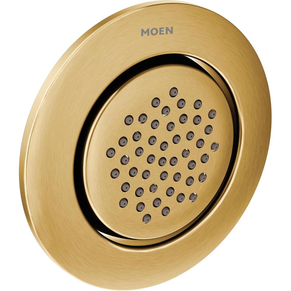 image:imageMoen TS1322ORB Mosaic Round SingleFunction Body Spray Valve Required Oil Rubbed BronzeBrushed Gold