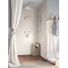 Moen A721 Square Drop Ell Handheld Shower Wall Connector, Chrome
