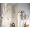 Moen A721 Square Drop Ell Handheld Shower Wall Connector, Chrome