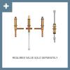 Moen Brantford brushed Nickel Two-Handle Deck Mount Roman Tub Faucet Trim Kit with Single Function Handshower, Valve Required, T924BN(Brushed Nickel)
