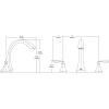 Moen Eva Oil-Rubbed Bronze Transitional Two-Handle Deck Mount Roman Tub Faucet Trim Kit, Valve Required, T943ORB(Brushed Nickel)