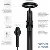 Moen N214C0BL Spa Shower including Rainshower, Handshower and Magnetic Dock, Matte Black