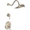 Moen Waterhill Brushed Nickel 14-Inch Replacement Extension Curved Shower Arm, S113BN