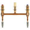 Moen 4798 M-Pact Two Handle Roman Tub Valve with 10-Inch Centers 1/2-Inch PEX and 1/2-Inch Cold Expansion PEX Adapters