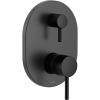 Moen Align Brushed Gold M-CORE 3-Series 2-Handle Shower Trim with Integrated Transfer Valve, Valve Required, UT3290BG(Matte Black)
