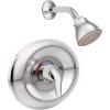 Moen Chateau Chrome Eco-Performance Shower Trim Kit with Showerhead, Lever Handle, and Tub Spout, Posi-Temp Valve Required, TL2369EP(Chrome)