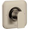 Moen Genta LX Chrome 1-Handle Posi-Temp Pressure Balancing Modern Valve Trim Kit, Valve Required, T2471(Brushed Nickel)