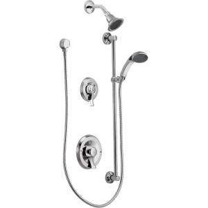 Moen 8342 M-Dura Showering Commercial Posi-Temp Two-Handle Shower Only Set, Chrome