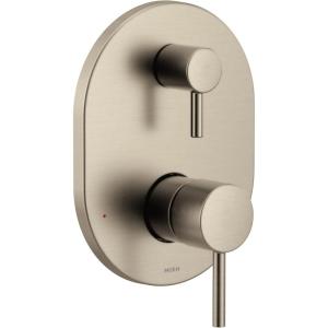 Moen Align Brushed Gold M-CORE 3-Series 2-Handle Shower Trim with Integrated Transfer Valve, Valve Required, UT3290BG(Brushed Nickel)