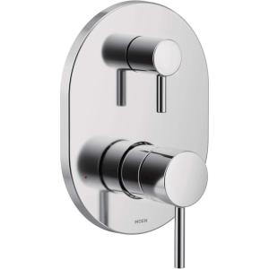 Moen Align Brushed Gold M-CORE 3-Series 2-Handle Shower Trim with Integrated Transfer Valve, Valve Required, UT3290BG(Chrome)