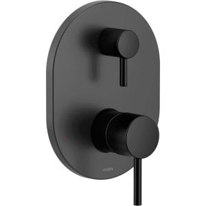 Moen Align Brushed Gold M-CORE 3-Series 2-Handle Shower Trim with Integrated Transfer Valve, Valve Required, UT3290BG(Matte Black)