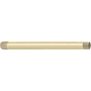 Moen Brushed Nickel Extended 12-Inch Straight Overhead Shower Arm, 226651BN