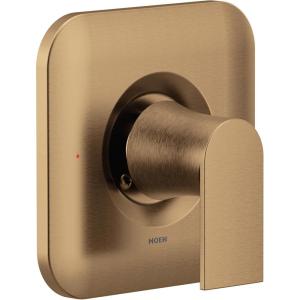 Moen Genta LX Chrome 1-Handle Posi-Temp Pressure Balancing Modern Valve Trim Kit, Valve Required, T2471(Bronzed Gold)