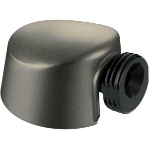 Moen Round Drop Ell Handheld Shower Hose Wall Connector, Brushed Nickel Finish, A725BN(Antique Nickel)