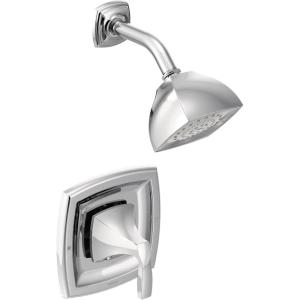 Moen Voss Chrome Posi-Temp Posi-Temp Pressure Balancing Shower Trim Kit, Valve Required, T2692(Chrome)