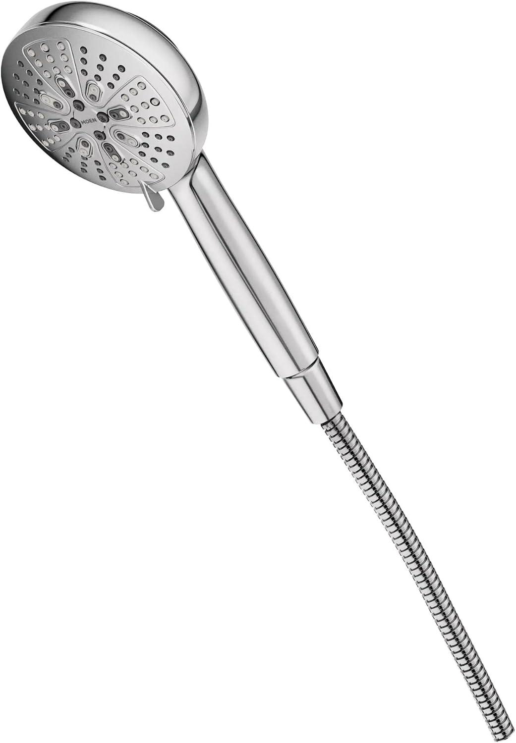 image:imageMoen Chrome Hydro Energetix High Pressure Shower Head with Handheld Sprayer Featuring 8 Spray Settings 200H0