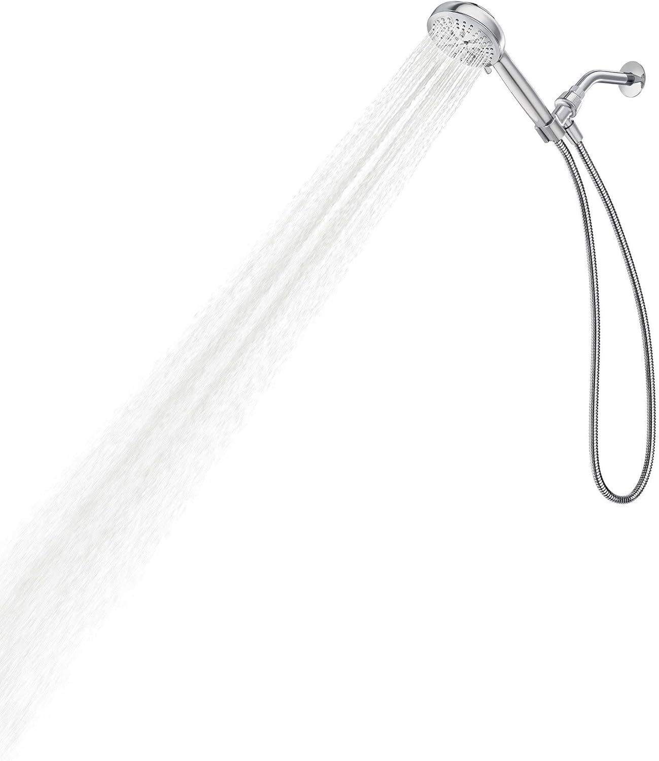 image:imageMoen Chrome Hydro Energetix High Pressure Shower Head with Handheld Sprayer Featuring 8 Spray Settings 200H0