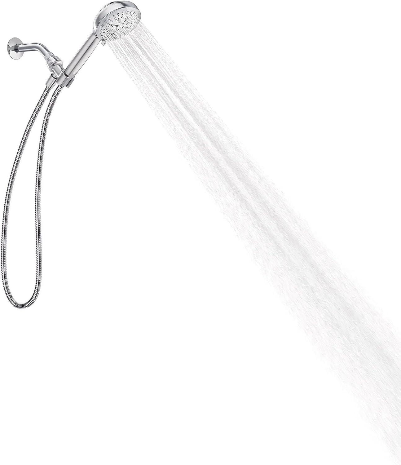 image:imageMoen Chrome Hydro Energetix High Pressure Shower Head with Handheld Sprayer Featuring 8 Spray Settings 200H0
