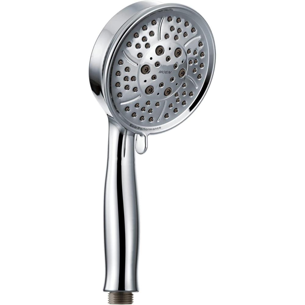image:imageMoen Chrome Replacement 4Function EcoPerformance Handheld Showerhead 164927