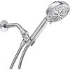 Moen Chrome Hydro Energetix High Pressure Shower Head with Handheld Sprayer Featuring 8 Spray Settings, 200H0