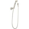 Moen Showering Accessories-Basic Eco-Performance Handheld Shower, Brushed Nickel, 2-Inch Diameter, Includes Vacuum Breaker, Wall Bracket, and Installation Drop