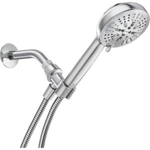 Moen Chrome Hydro Energetix High Pressure Shower Head with Handheld Sprayer Featuring 8 Spray Settings, 200H0