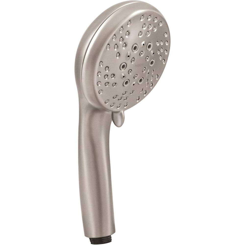image:imageMoen Engage Spot Resist Brushed Nickel SixFunction 55Inch Sprayhead Handshower Showerhead with Magnetix 26558SRN
