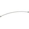 Moen MDN2170CH Magnetix 60-inch Curved Adjustable Single Shower Curtain Rod, Chrome(Brushed Nickel)
