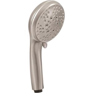 Moen Engage Spot Resist Brushed Nickel Six-Function 5.5-Inch Sprayhead Handshower Showerhead with Magnetix, 26558SRN