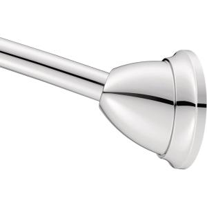 Moen MDN2170CH Magnetix 60-inch Curved Adjustable Single Shower Curtain Rod, Chrome(Chrome)