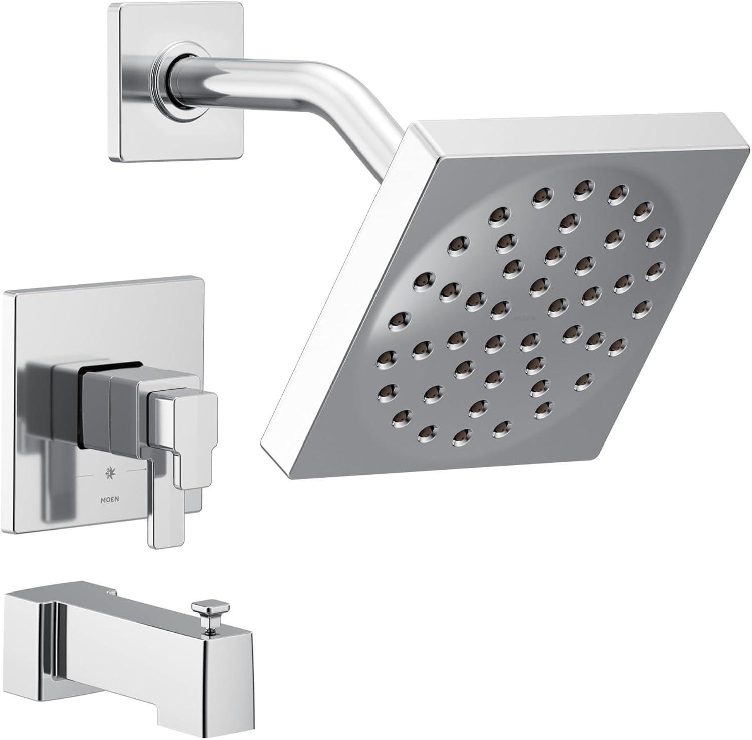 image:imageMoen 90 Degree Chrome MCORE 4Series Thermostatic Tub and Shower Trim Valve Required UTS4713EPChrome