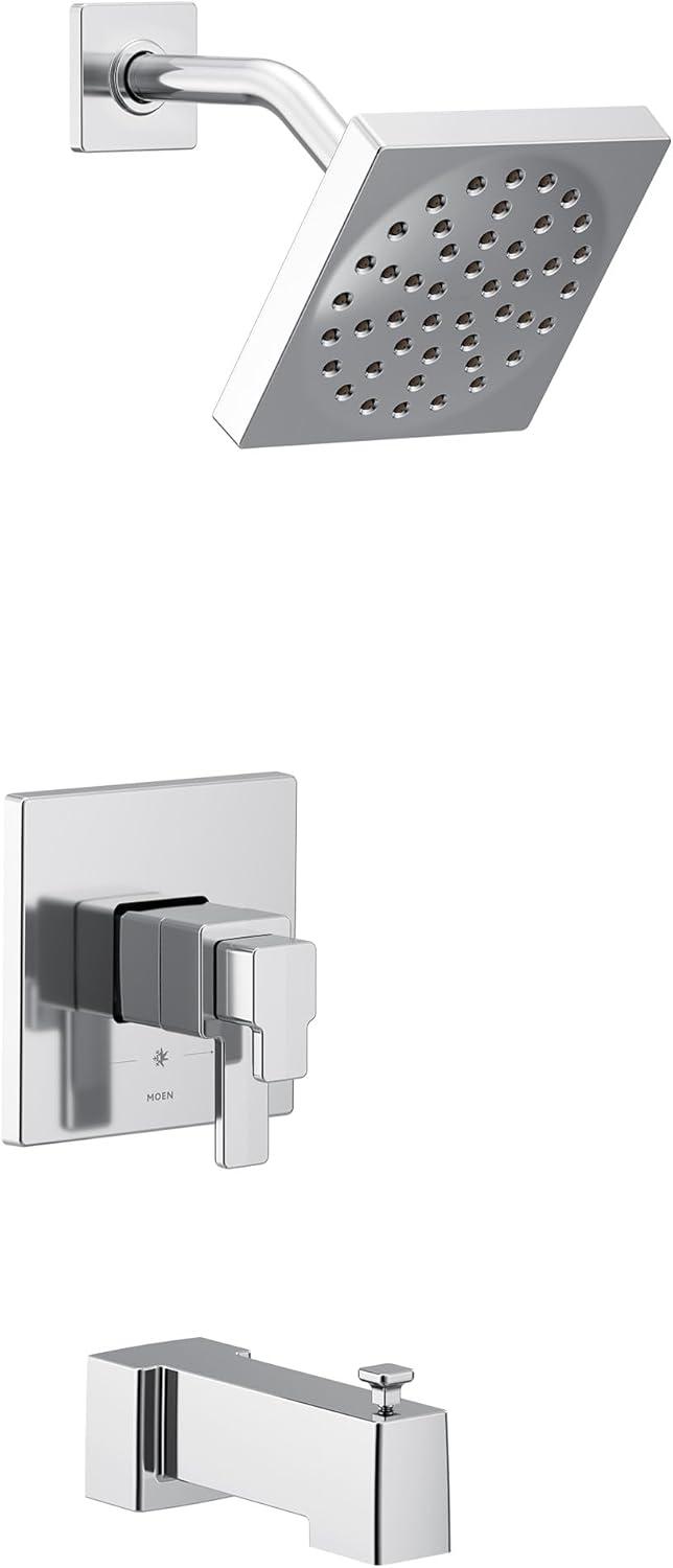 image:imageMoen 90 Degree Chrome MCORE 4Series Thermostatic Tub and Shower Trim Valve Required UTS4713EPChrome