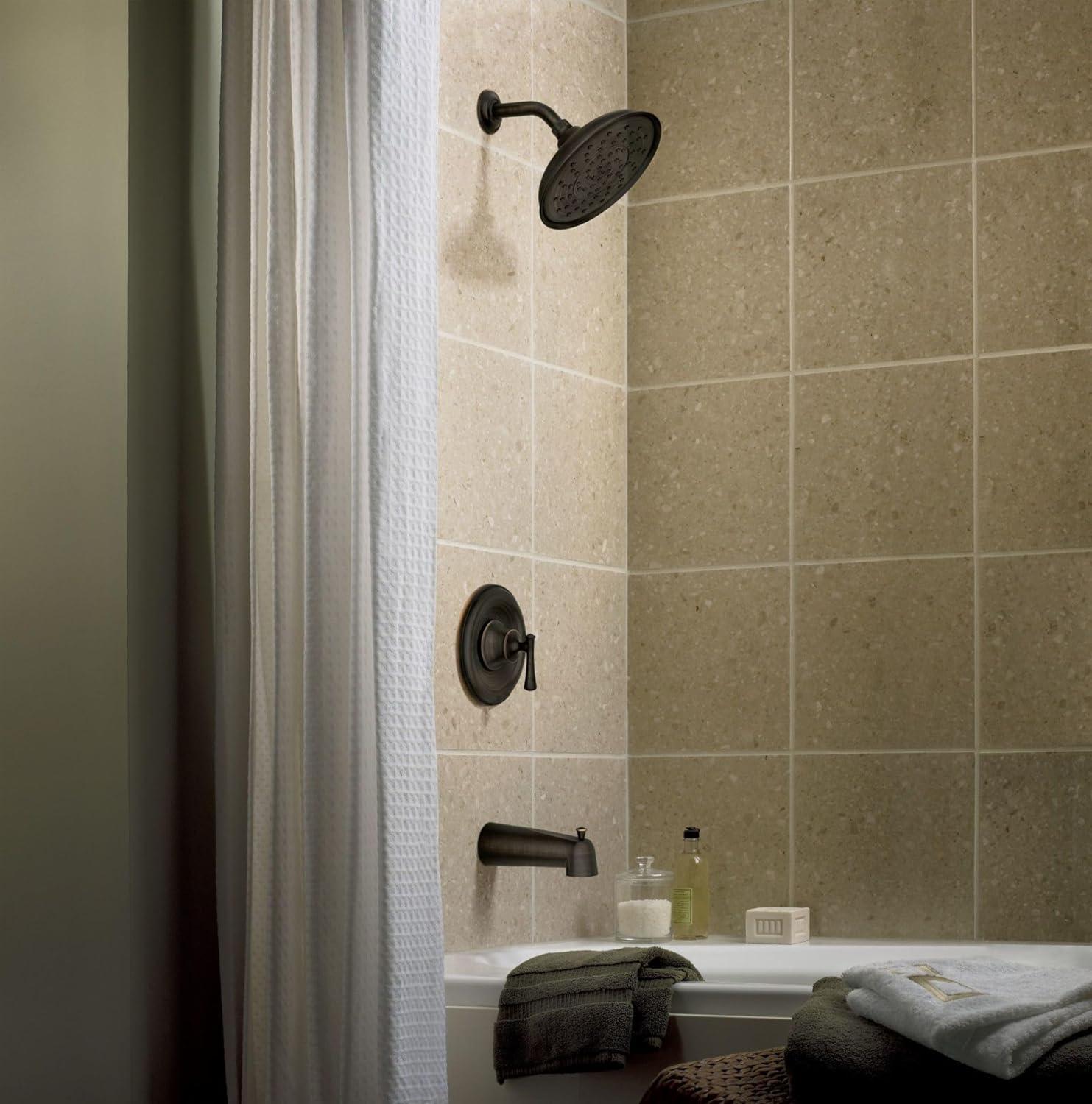 image:imageMoen Ashville Mediterranean Bronze PosiTemp Tub and Shower Faucet Set with Valve 82877BRB