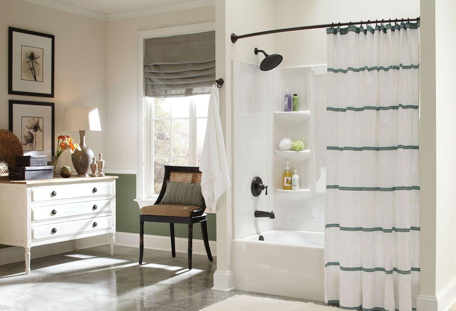 image:imageMoen Ashville Mediterranean Bronze PosiTemp Tub and Shower Faucet Set with Valve 82877BRB