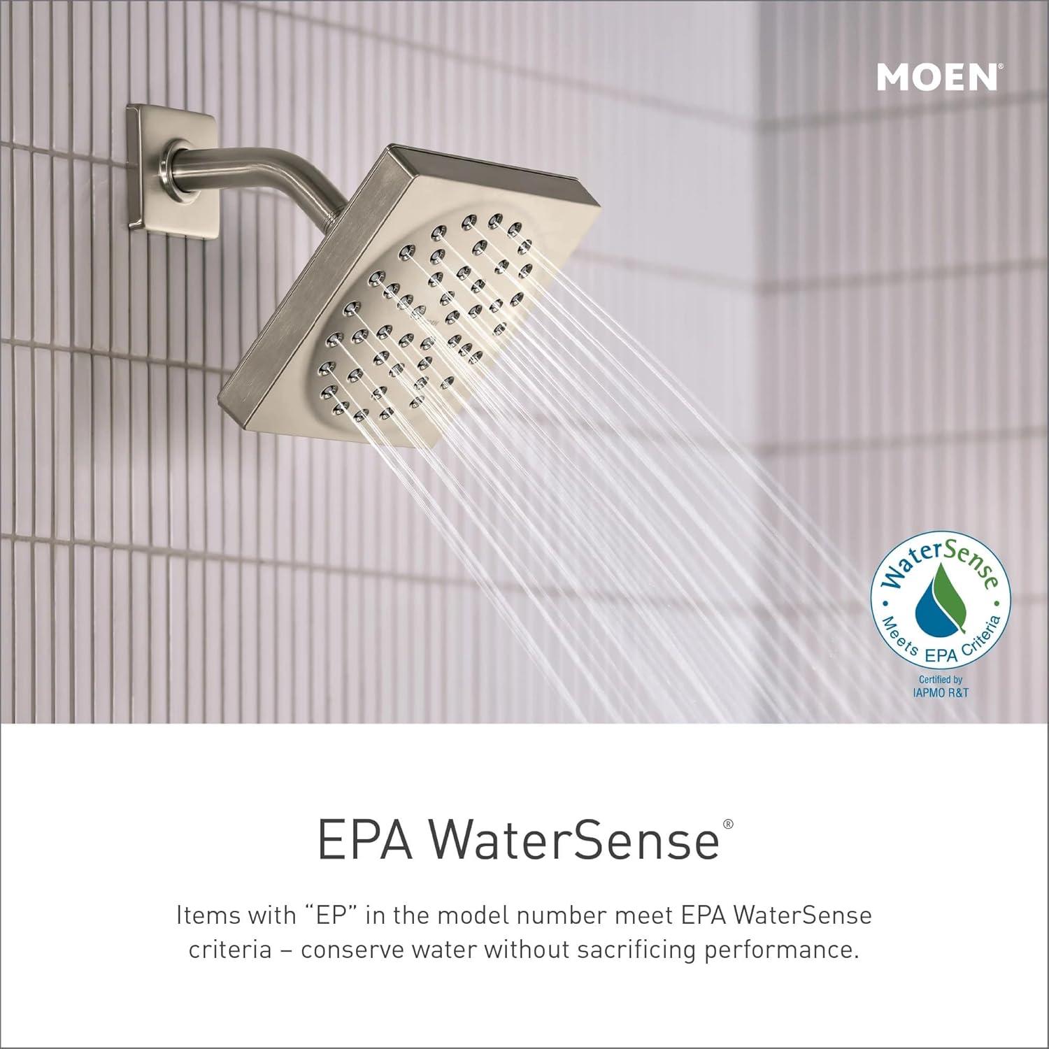image:imageMoen Brantford OilRubbed Bronze PosiTemp Shower Trim Kit Featuring Showerhead and Shower Lever Handle Valve Required T2152EPORBBrushed Nickel