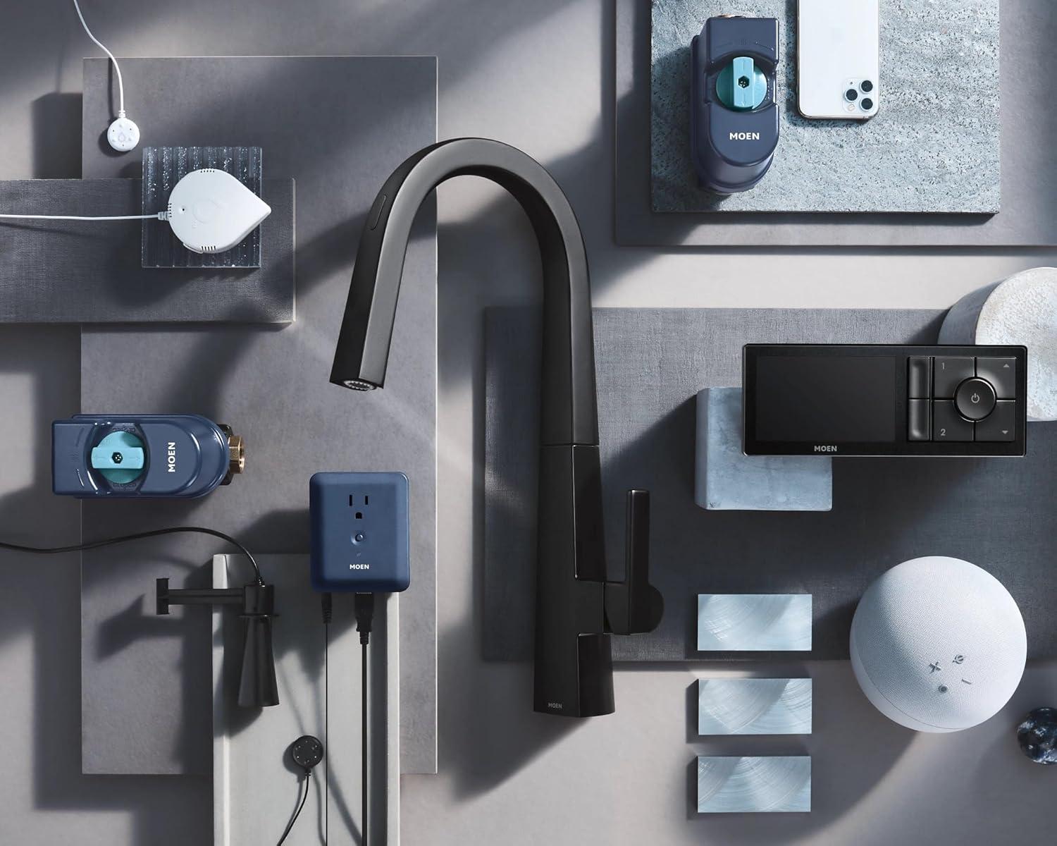 image:imageMoen Terra Beige Smart Shower 2Outlet Digital Water System Controller for Thermostatic Shower Valve TS3302TBMatte Black