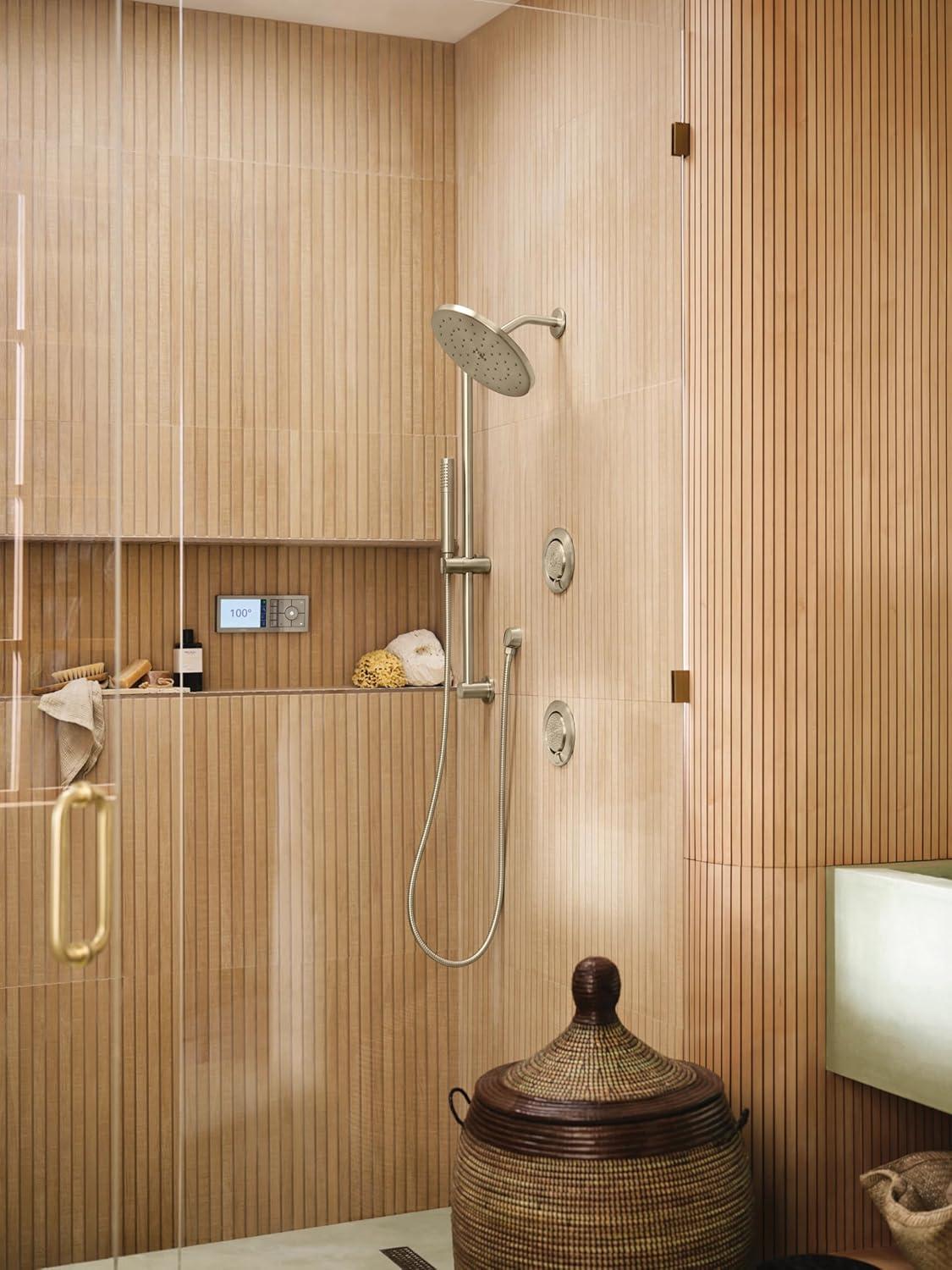 image:imageMoen Terra Beige Smart Shower 2Outlet Digital Water System Controller for Thermostatic Shower Valve TS3302TBTerra Beige